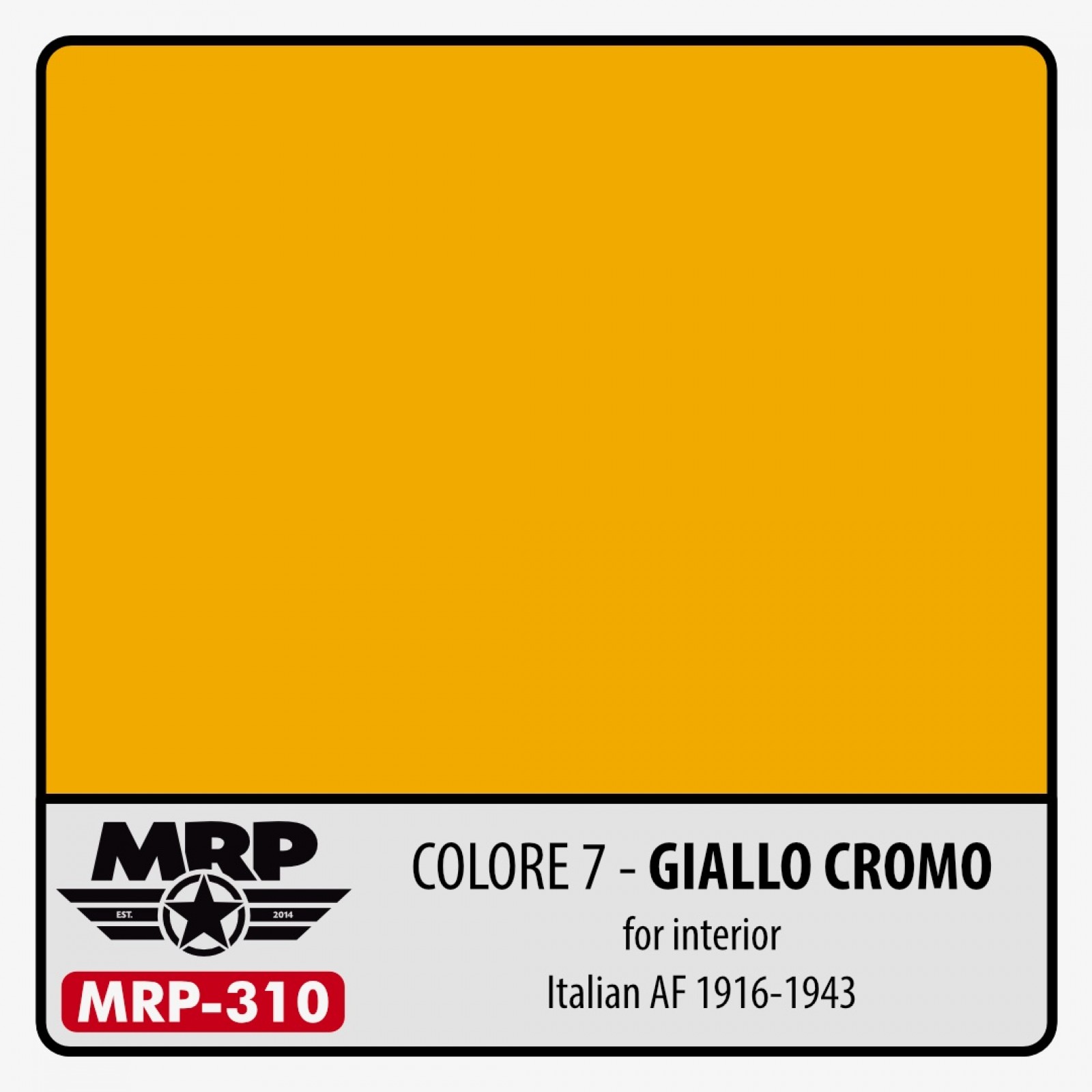 MRP-310 Colore 7 GIALLO CROMO for Exterior 1941 (Italian AF 1916-1943)