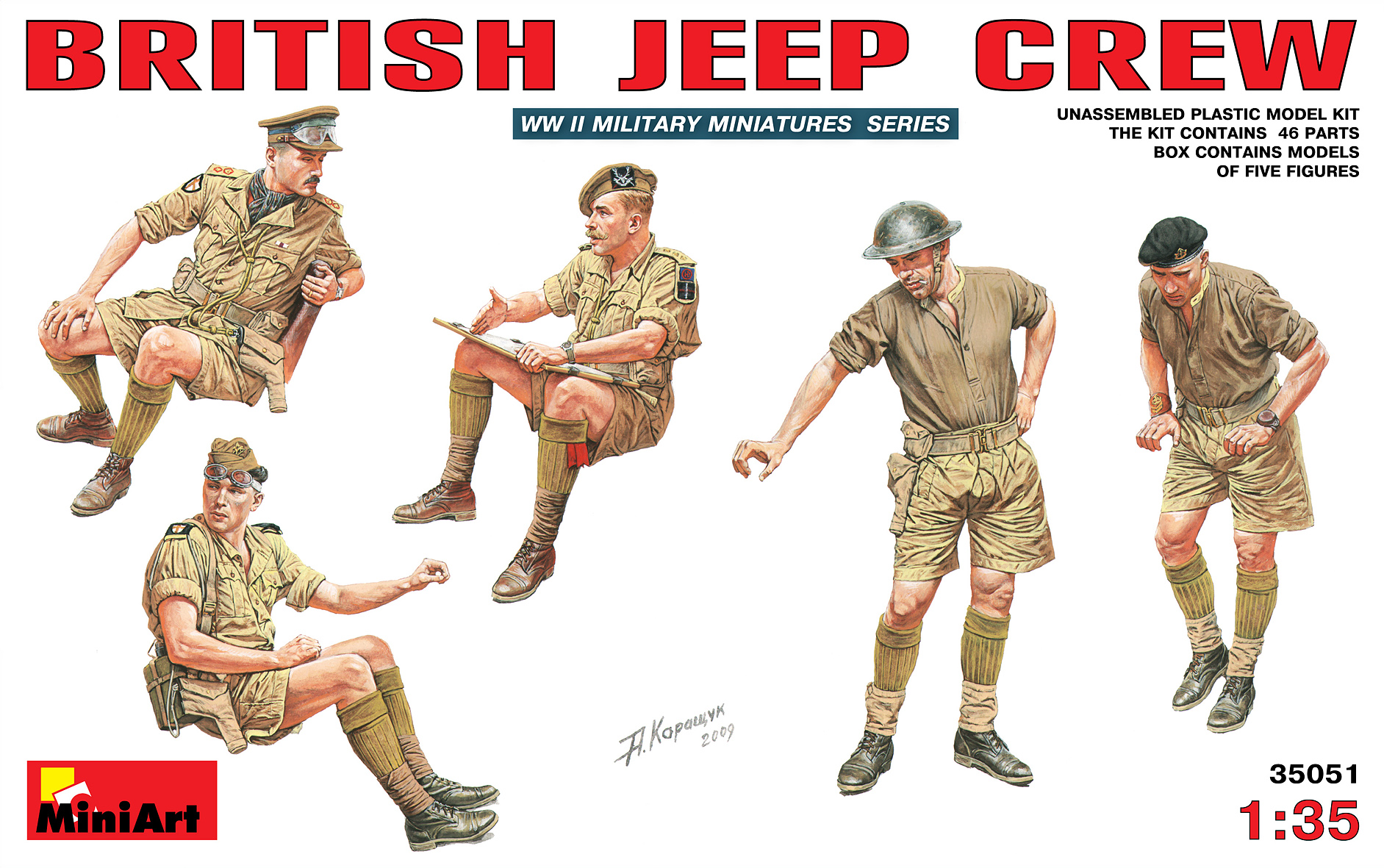 British Jeep Crew 1/35