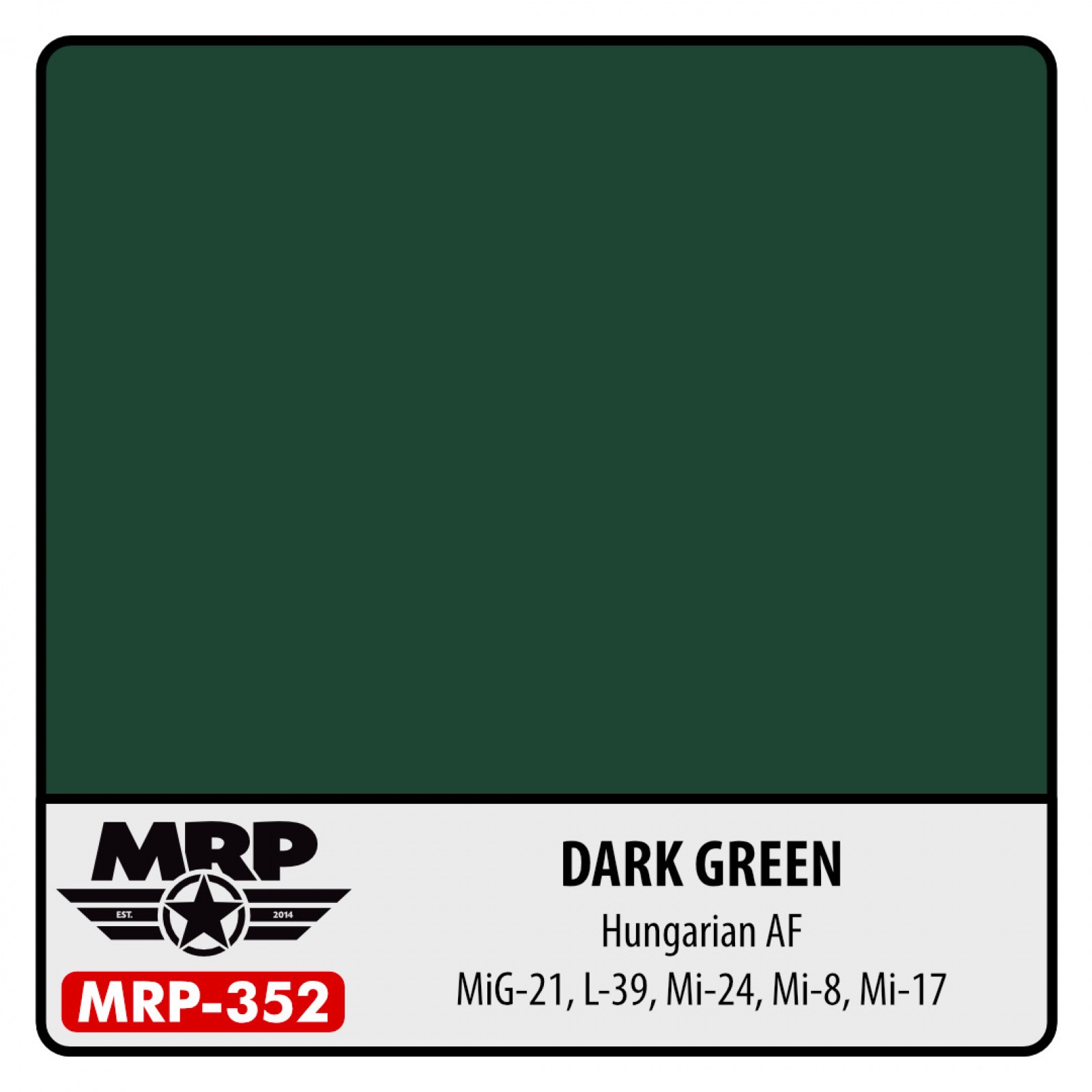 MRP-352 DARK GREEN Hungarian AF Mig-21, L-39, Mi-24, Mi-8, Mi-17