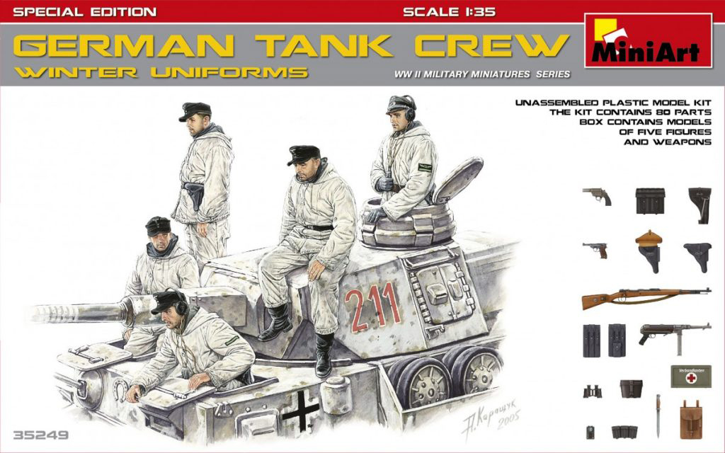 German Tank Crew Winter Uniforms 1/35