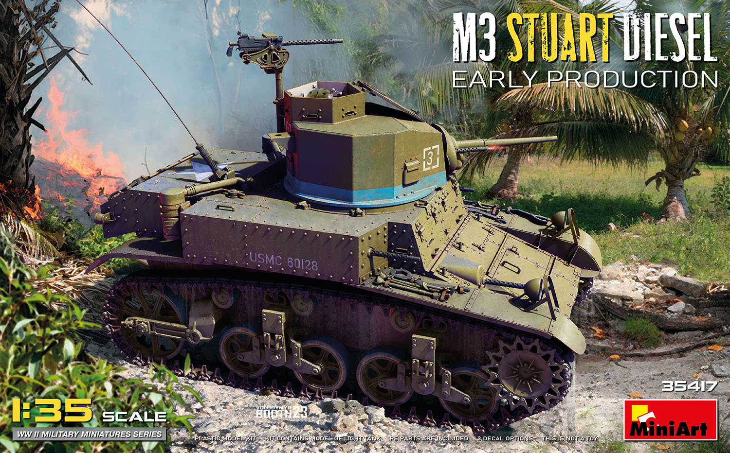 M3 Stuart Diesel Early Production 1/35