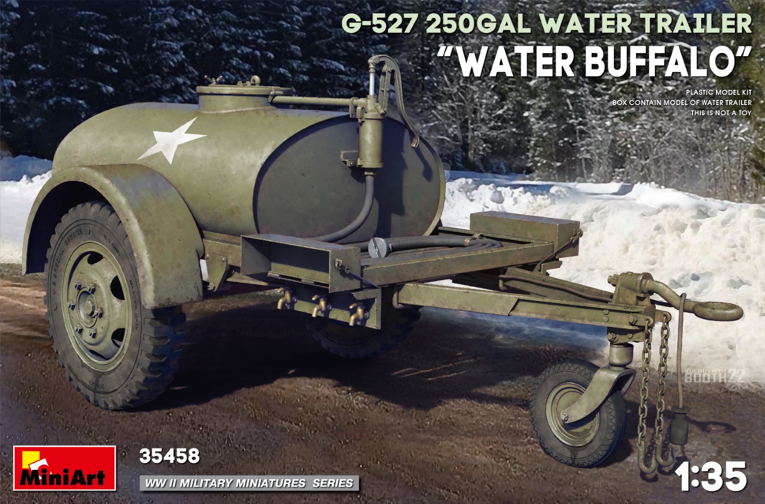 G-527 250 gal Water Trailer "Water Buffalo"