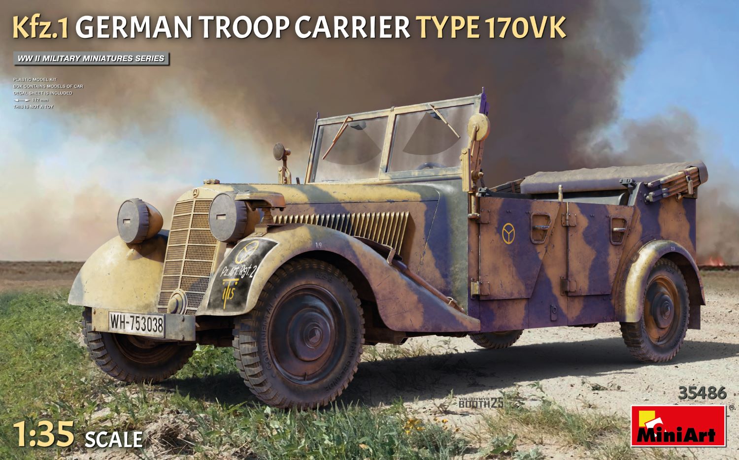 Kfz.1 German Troop Carrier Type 170VK 1/35