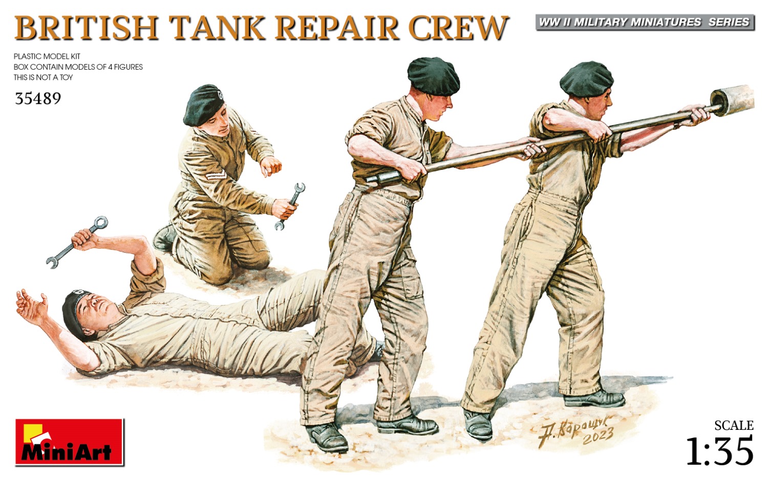 British Tank Repair Crew 1/35