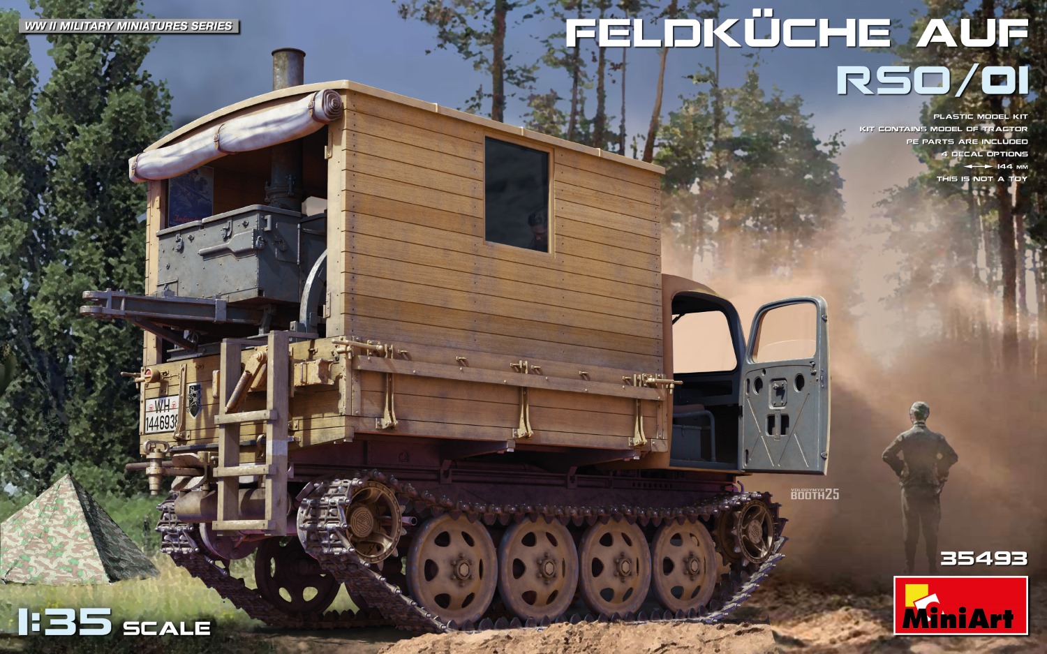 Feldküche auf RSO/01 1/35
