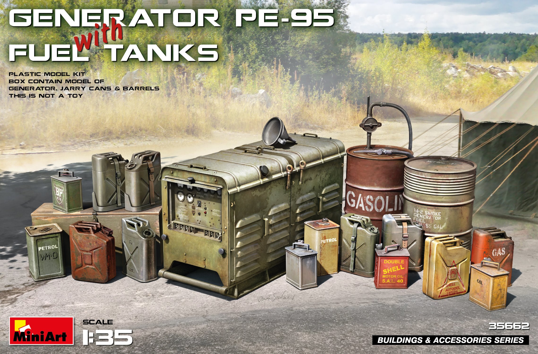 Generator PE-95 with Fuel Tanks 1/35