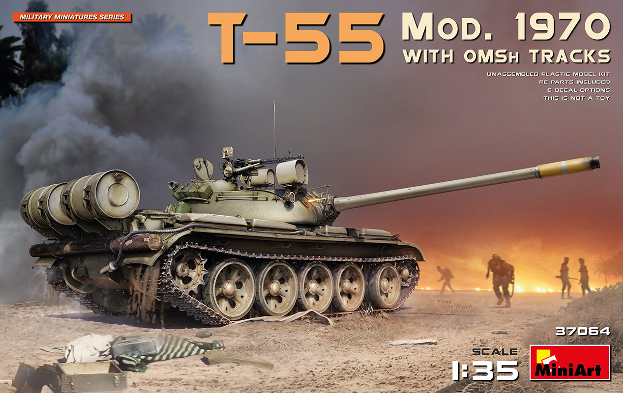 T-55 Mod. 1970 with OMSh tracks 1/35