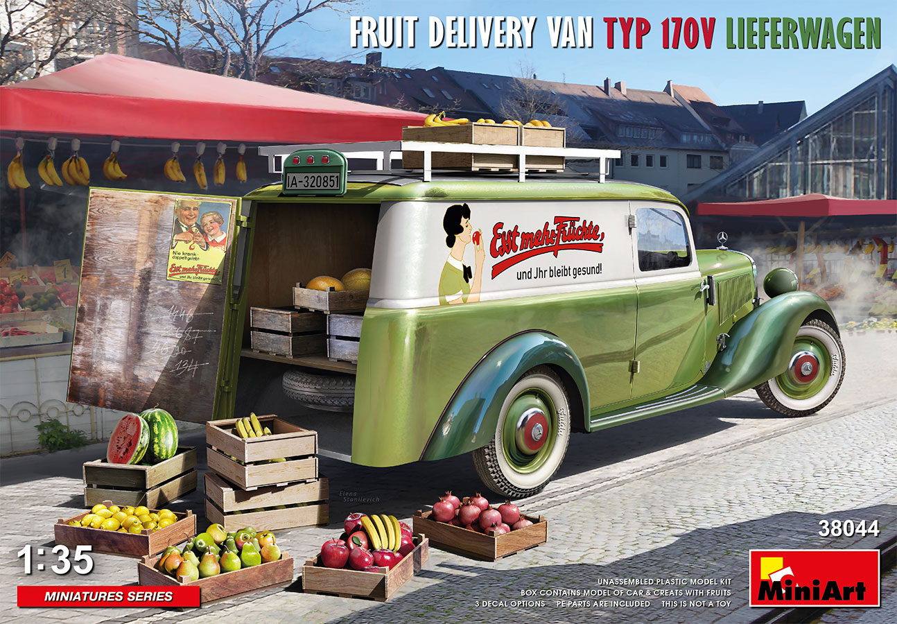 Fruit Delivery Van Typ 170V Lieferwagen 1/35