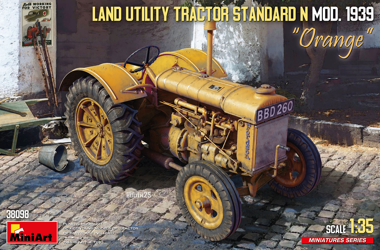 Land Utility Tractor Standard N Mod. 1939 “Orange” 1/35