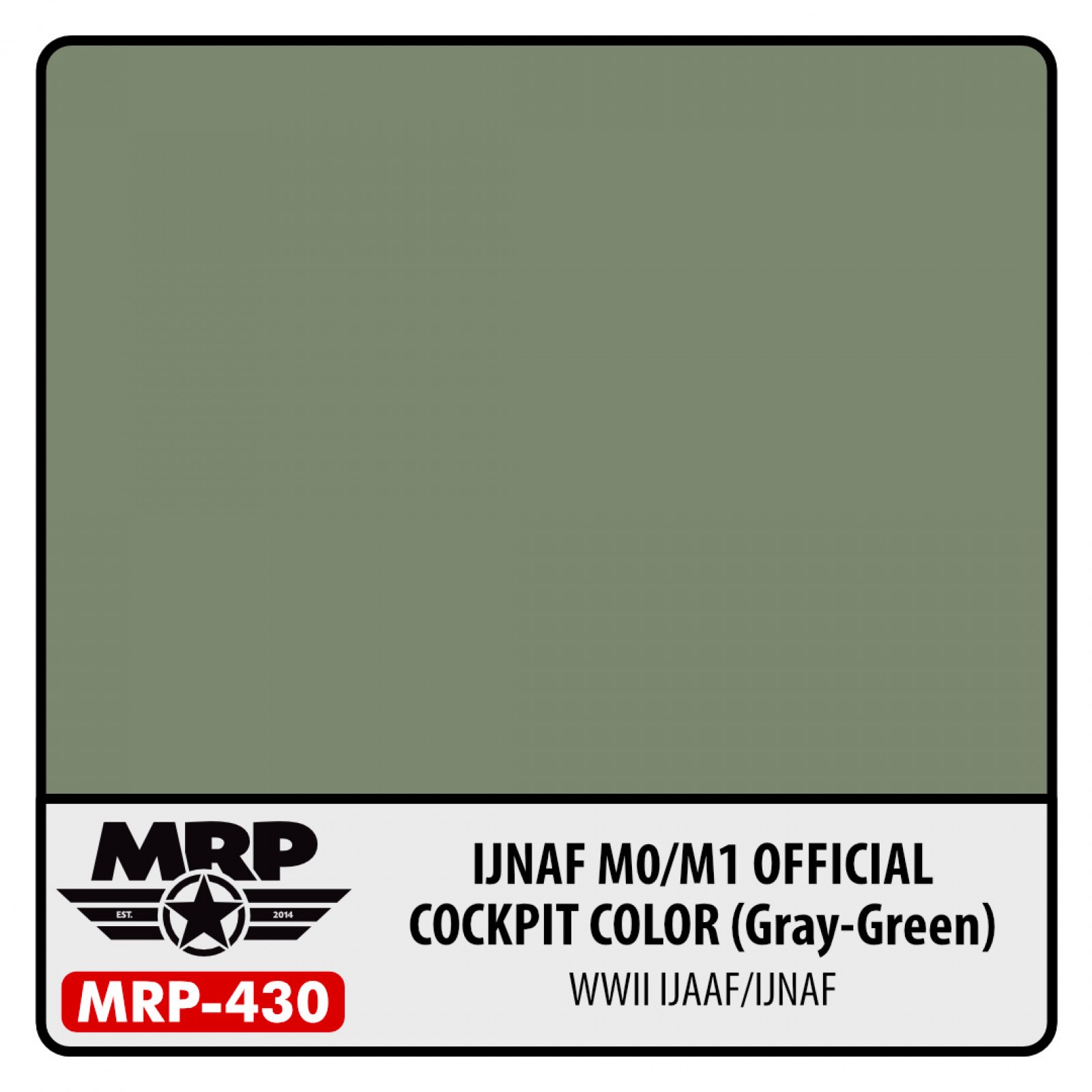 MRP-430 IJNAF M0/M1 Official Cockpit Color (Gray Green)