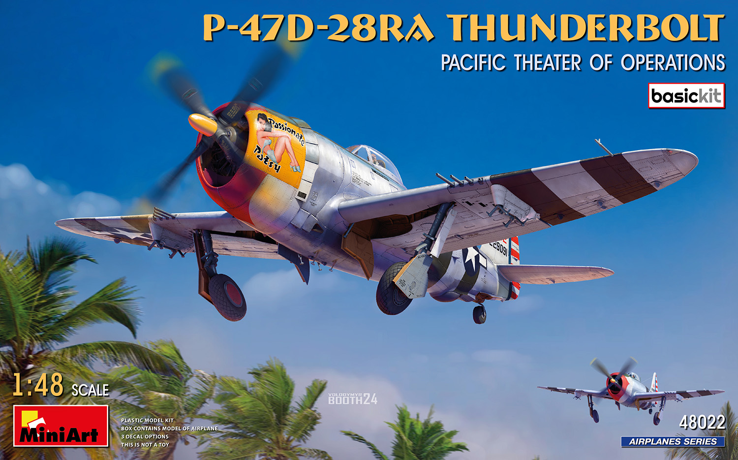 P-47D-28RA Thunderbolt Pacific Theaters of Operations 1/48