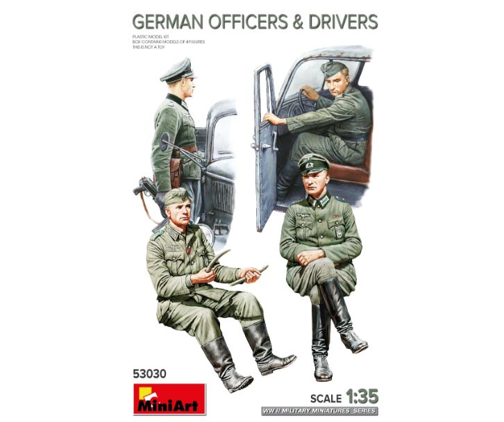 German Officers & Drivers 1/35