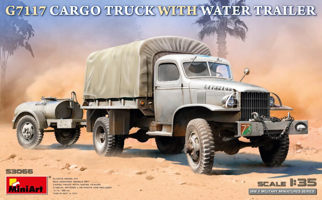 G7117 Cargo Truck With Water Trailer 1/35