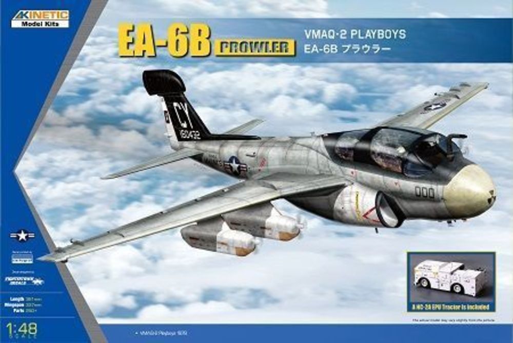 EA-6B Prowler VMAQ-2 Playboys + tractor 1/48
