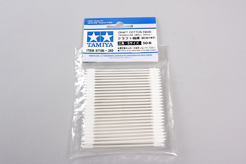 Tamiya Craft Cotton Swab(Triangular, Small)