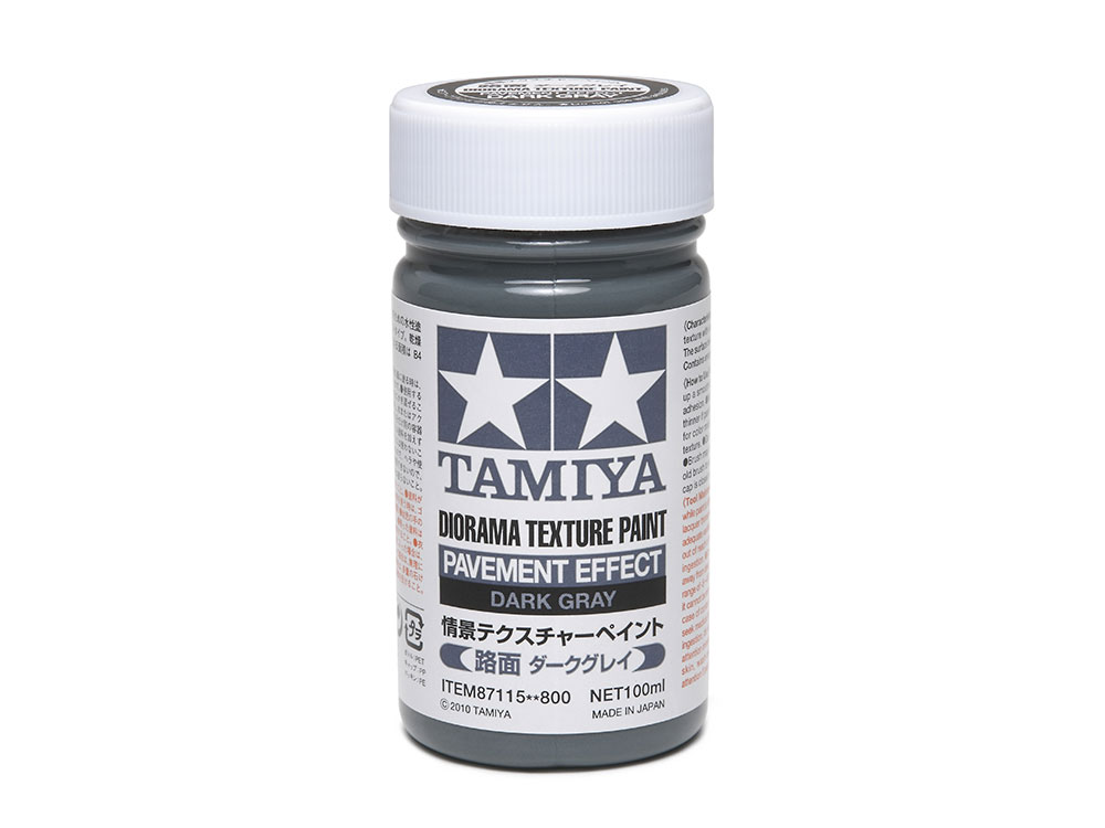 Diorama Texture Paint (PAVEMENT EFFECT, DARK GRAY) 100ml