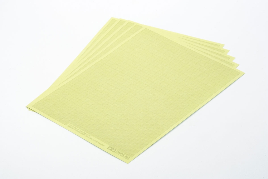 Tamiya Masking Sticker Sheet (1mm Grid Type, 5pcs.)