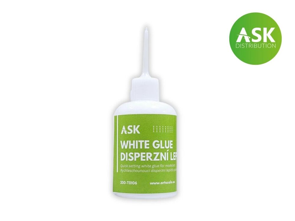 ASK White GLue (100g) Quick setting white glue for modellers