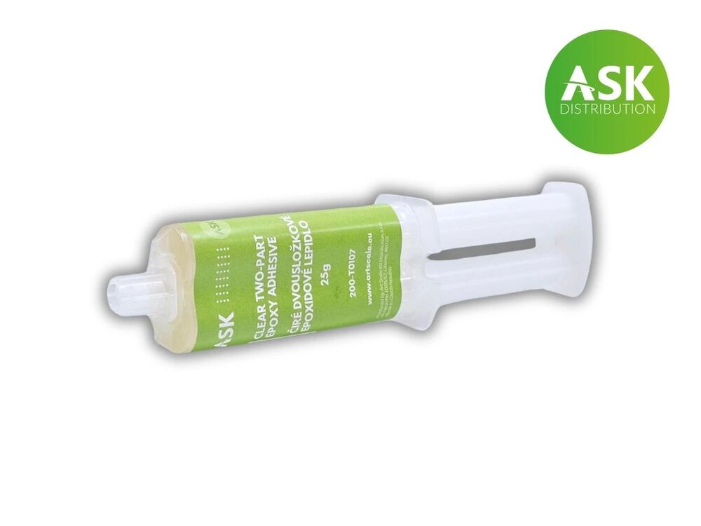ASK Clear two-part epoxy adhesive (25g)