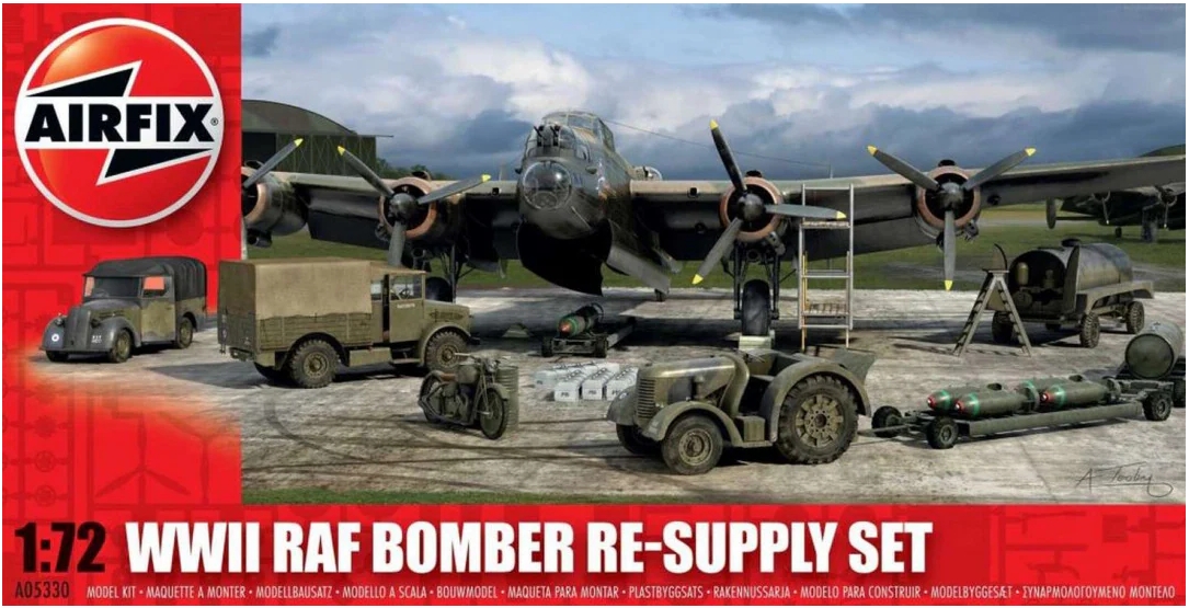 WWII RAF Bomber Re-Supply Set 1/72