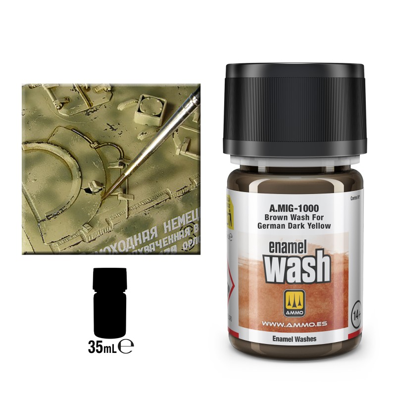 Brown WASH for German Dark Yellow