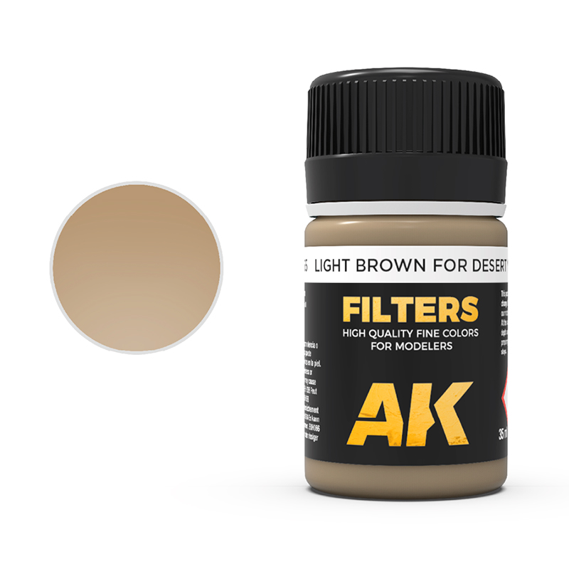 AK Light Brown for Desert yellow (Afrika Korps Filter)