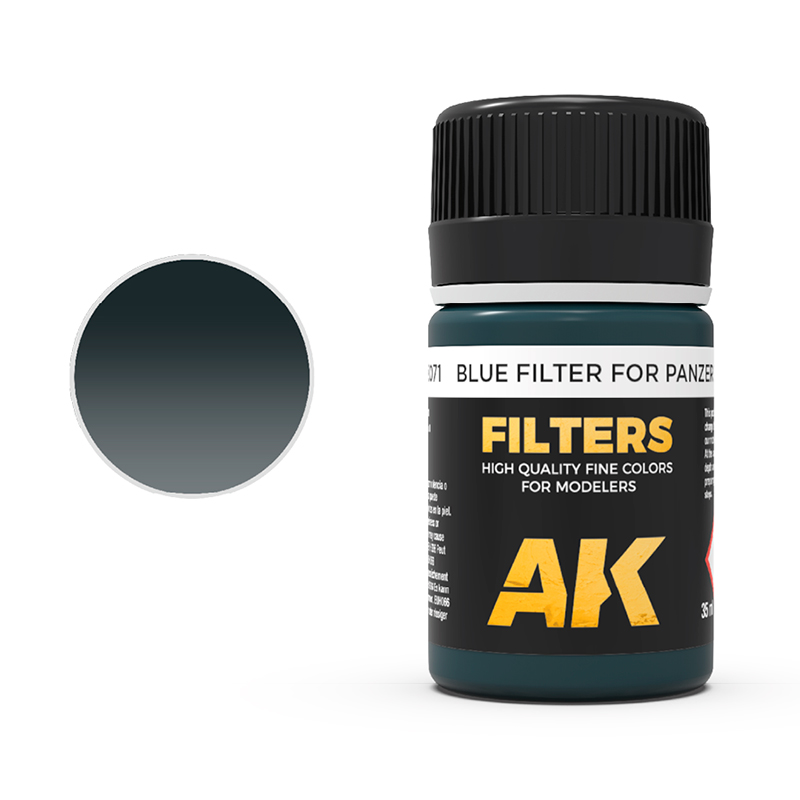 AK BLUE FILTER FOR PANZER GREY