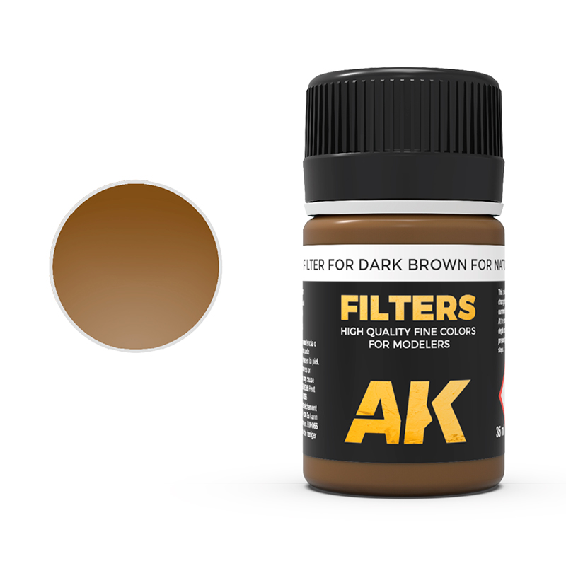 AK FILTER FOR DARK BROWN FOR NATO AND GREEN