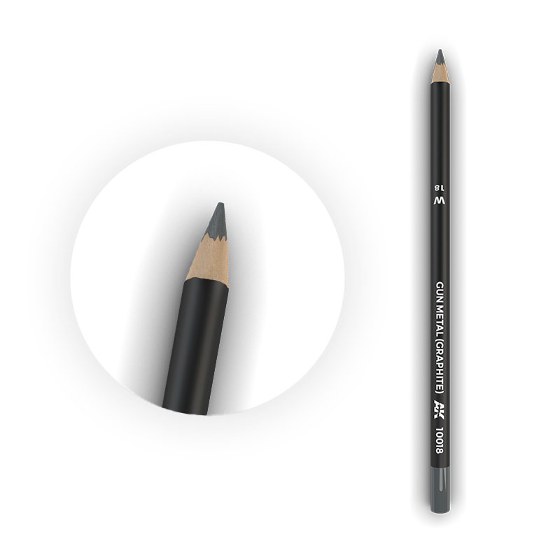 Weathering Pencil - GUN METAL (GRAPHITE)