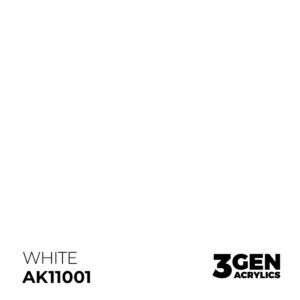 AK 3rd Acrylic WHITE – INTENSE – Obrázok 2