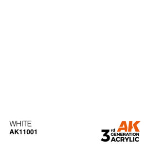 AK 3rd Acrylic WHITE – Obrázok 2