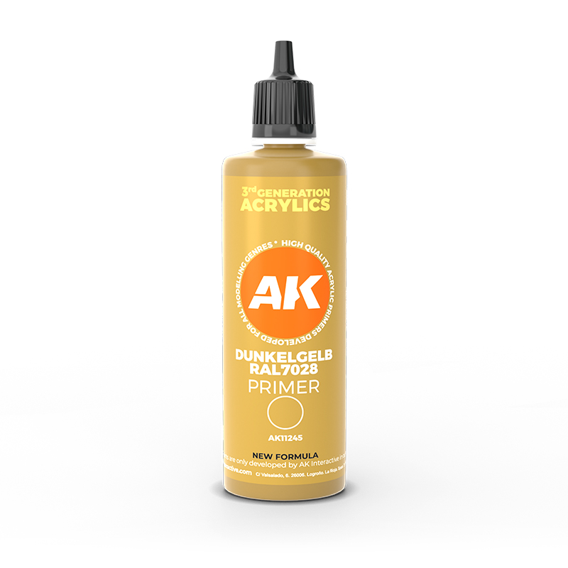 AK DUNKELGELB RAL 7028 DARK YELLOW Surface Primer 100ml