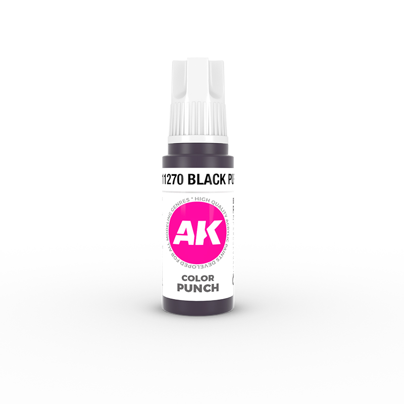 AK 3rd Acrylic BLACK PURPLE