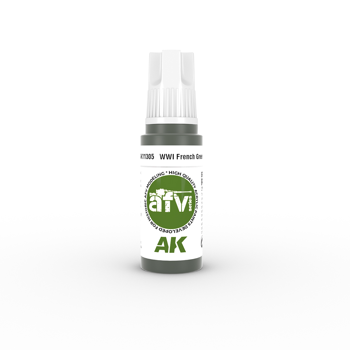AK 3rd Acrylic WWI FRENCH GREEN 1