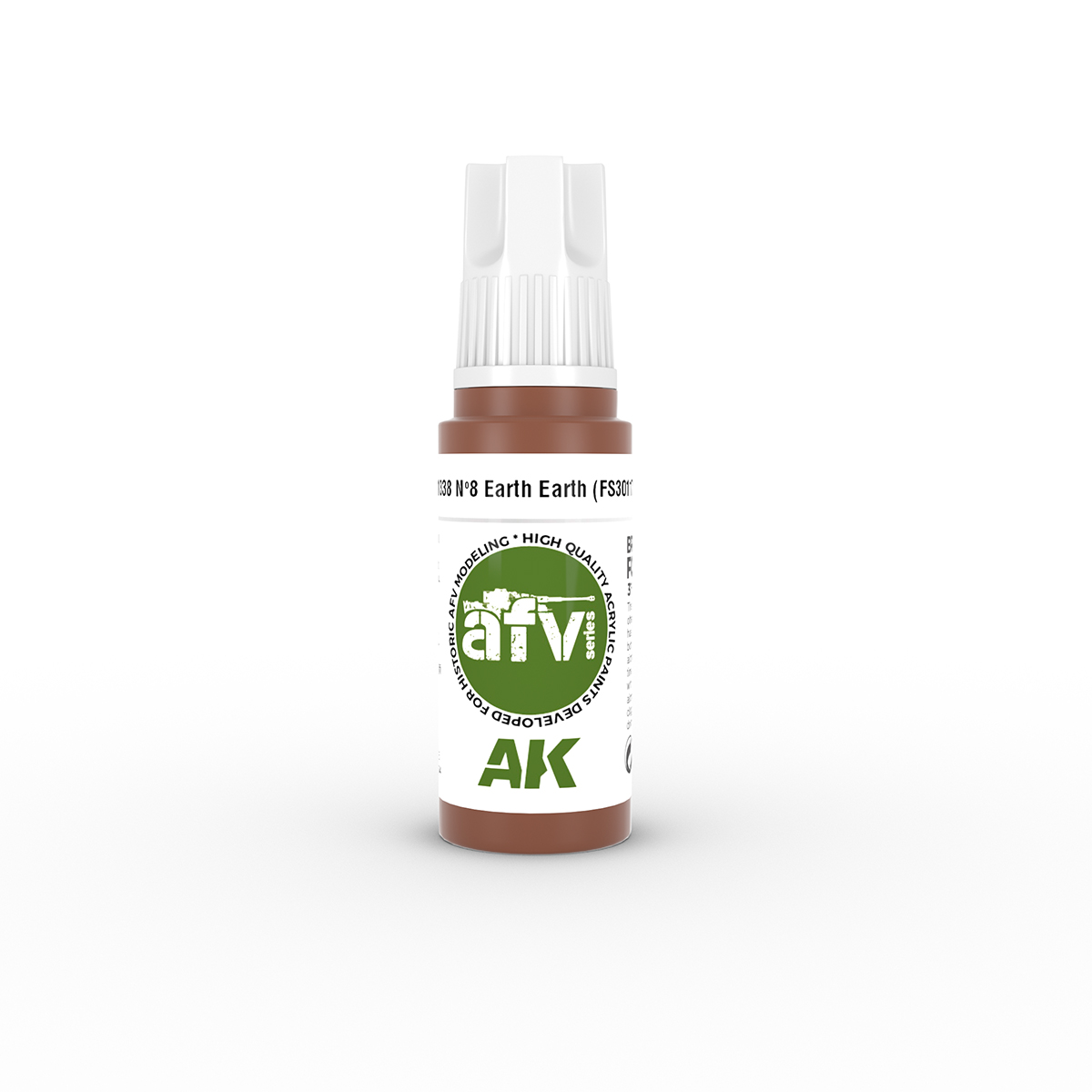 AK 3rd Acrylic Nº8 EARTH RED (FS30117)