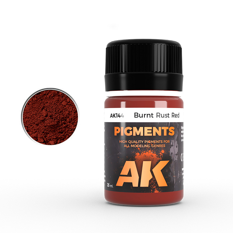 AK BURNT RUST RED PIGMENT