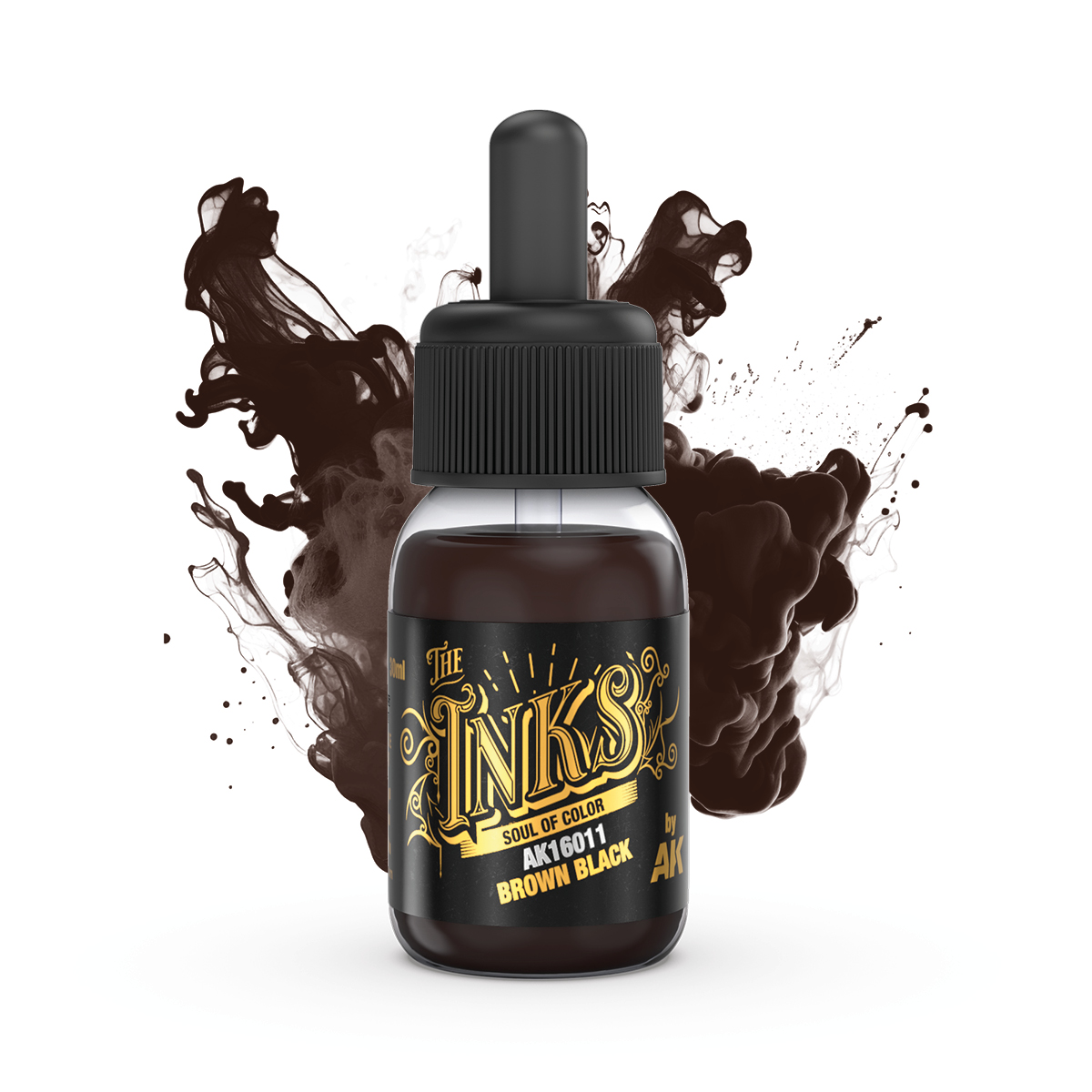 AK Acrylic INK - BROWN BLACK