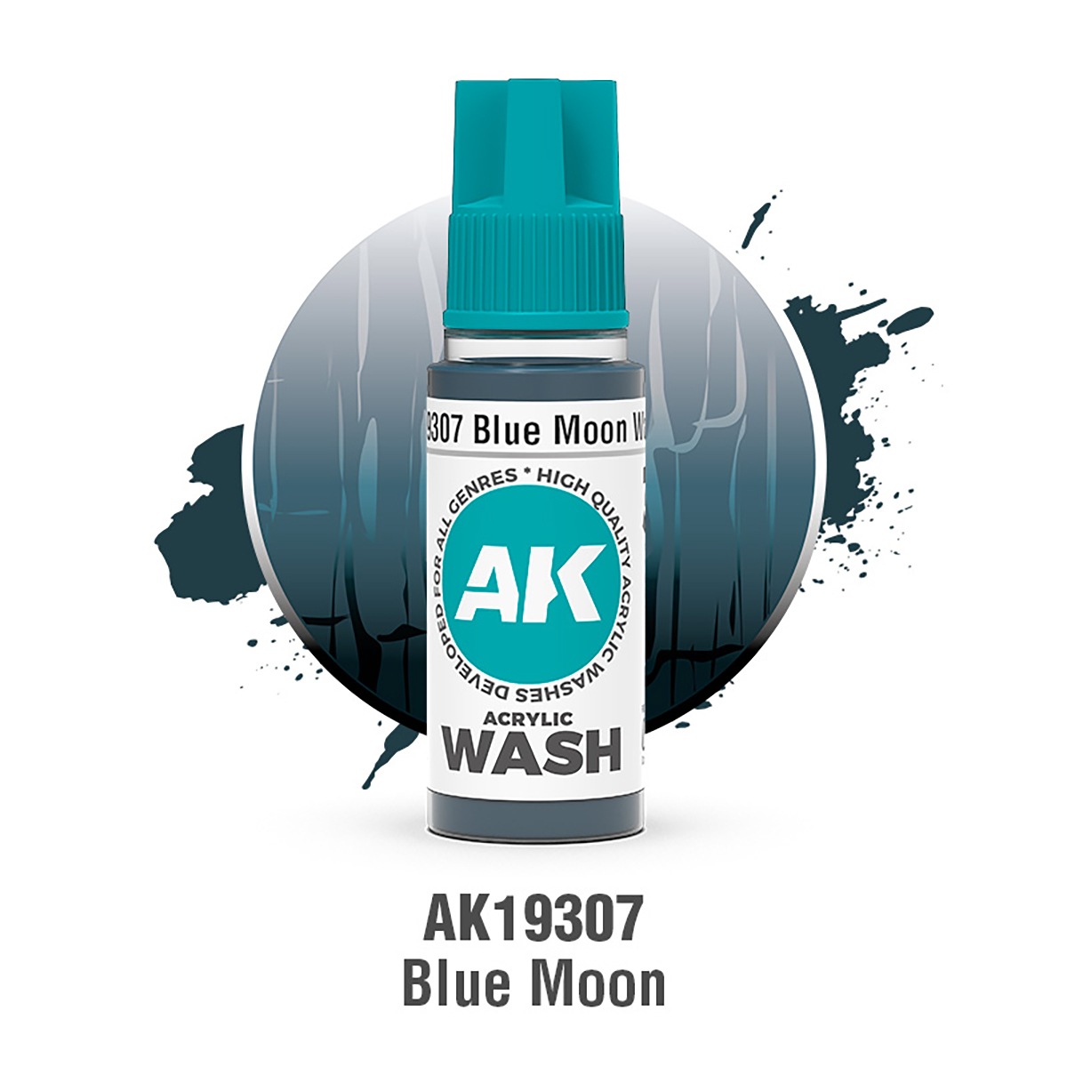 AK Acrylic Wash - BLUE MOON