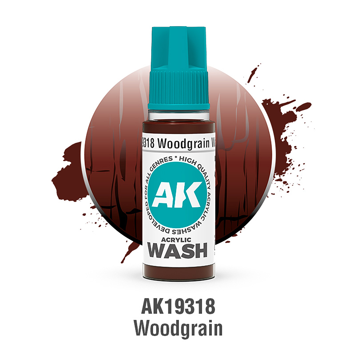 AK Acrylic Wash - WOODGRAIN