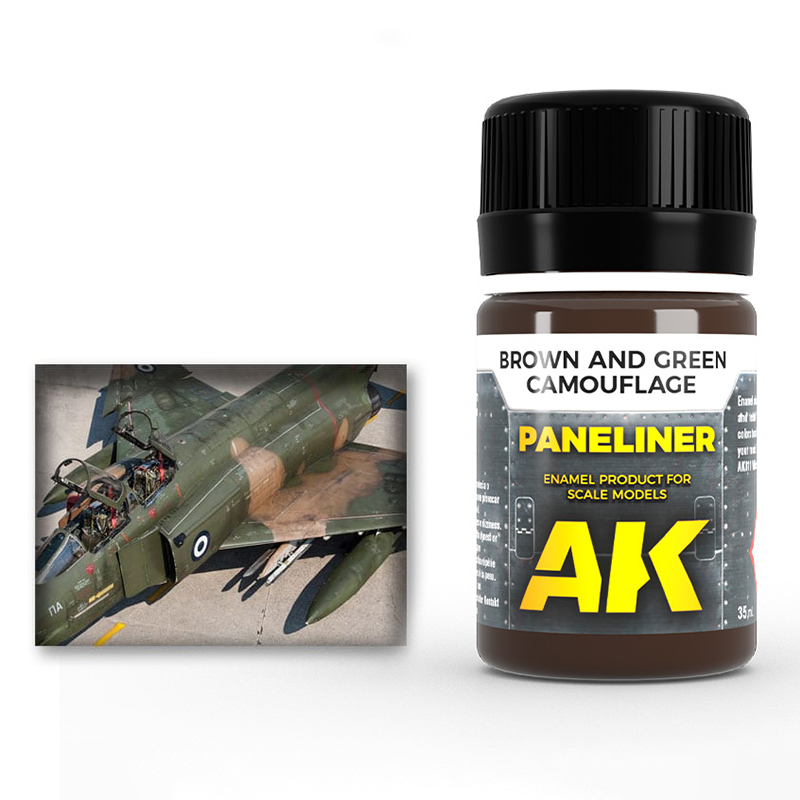AK Paneliner For BROWN AND GREEN CAMOUFLAGE