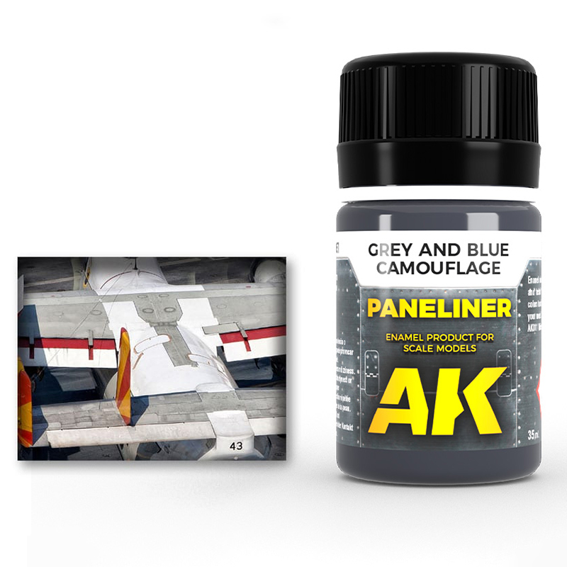 AK Paneliner For GREY AND BLUE CAMOUFLAGE