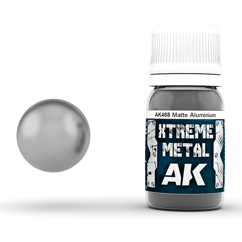 AK Xtreme Metal MATTE ALUMINIUM 30ml
