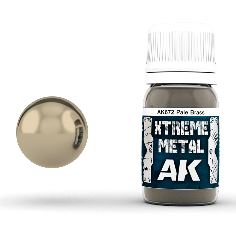 AK Xtreme Metal PALE BRASS 30ml