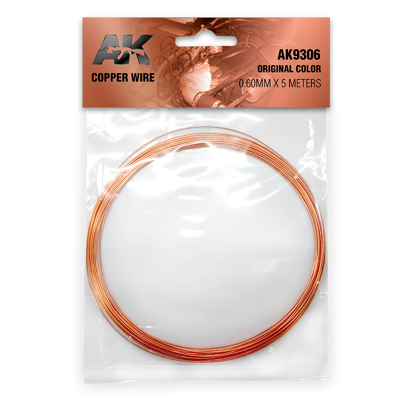 Copper Wire 0.60MM Ø X 5m (Original Color)