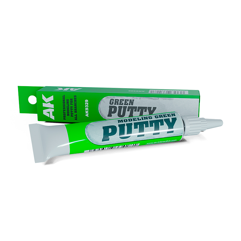 AK MODELING GREEN PUTTY