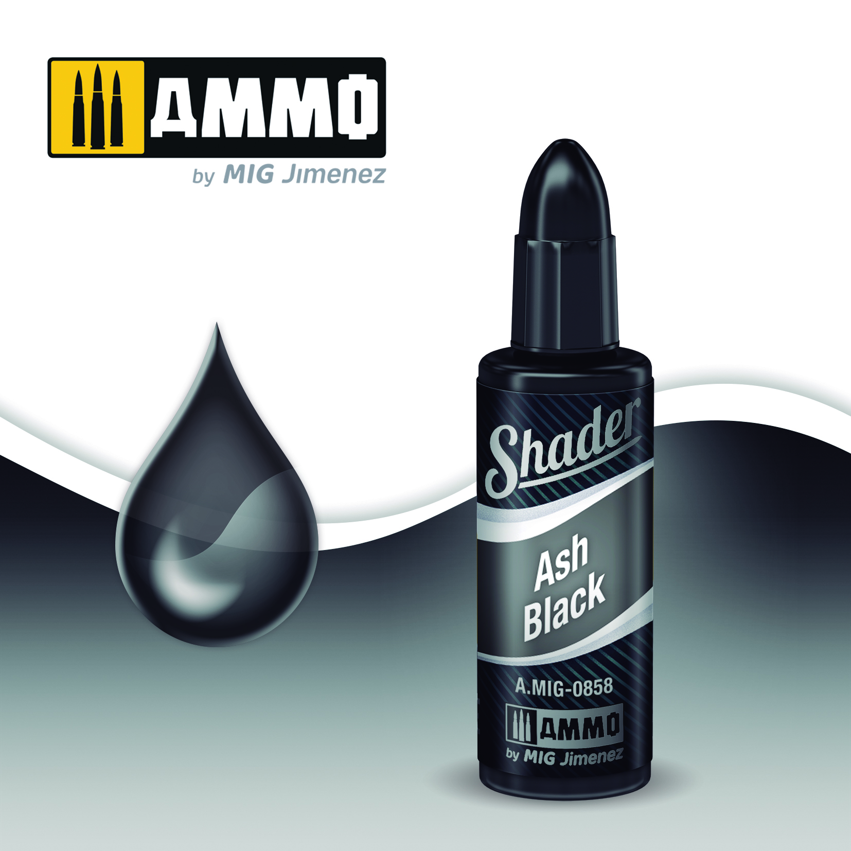 Ammo SHADER Ash Black 10ml