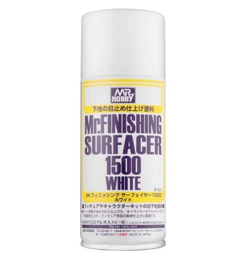 Mr.FINISHING SURFACER 1500 WHITE AEROSOL TYPE SPRAY 1500 170ml