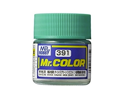Mr.Color c391 Semi-Gloss Interior Turquoise Green/Soviet (A)(S)