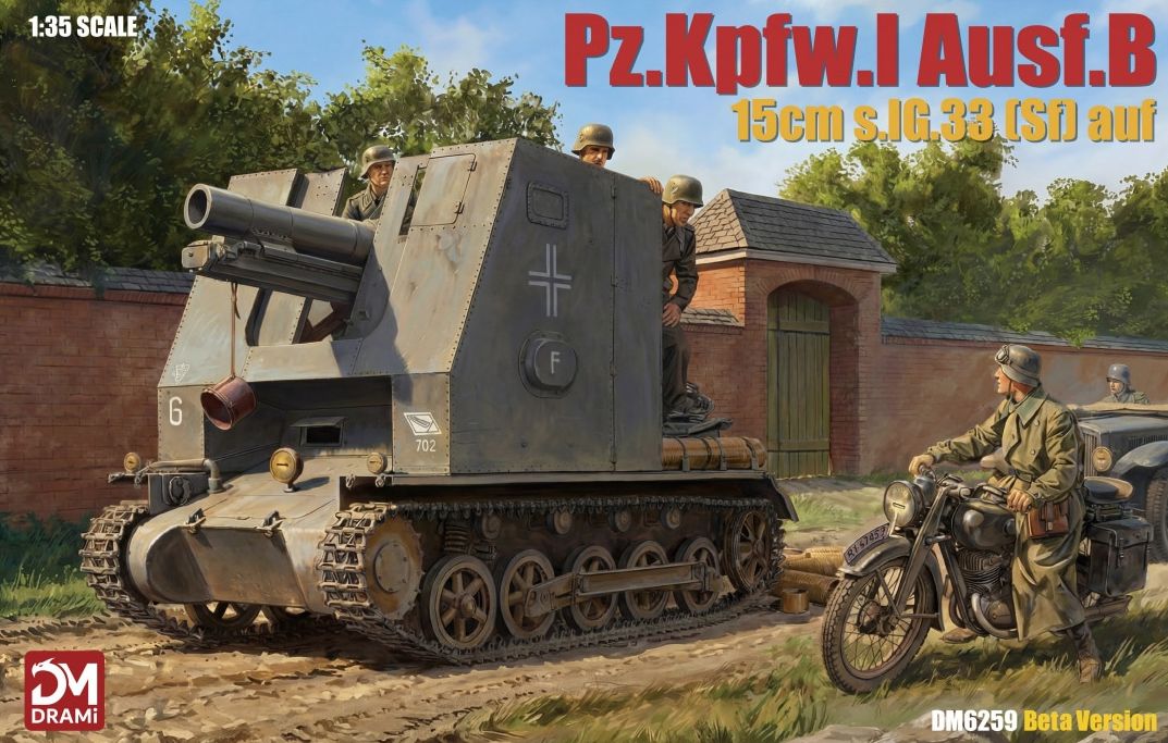 Pz.Kpfw.I Ausf.B 15cm s.IG.33 (Sf) auf Beta Version w/ Magic track 1/35 – Obrázok 1