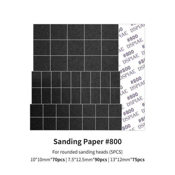 DSPIAE Sanding Paper 800 Grit